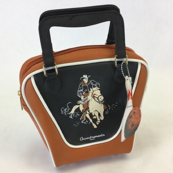 Accoutrements Handbags - RARE & NWT! Accoutrements Cowboy Theme Bowling Bag